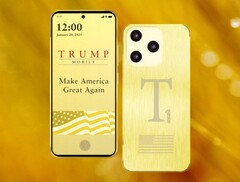Trump T1 Phone ma zostać dostarczony pod koniec stycznia. (Źródło zdjęcia: Trump Mobile, edytowane)