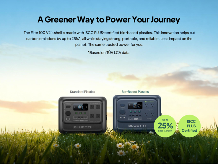 Bluetti Elite 100 V2 Bio-based Edition jest dostępny w ciemnoniebieskim wykończeniu (źródło zdjęcia: Bluetti)