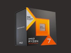 Render opakowania detalicznego procesora AMD Ryzen 7 7000 z serii X3D