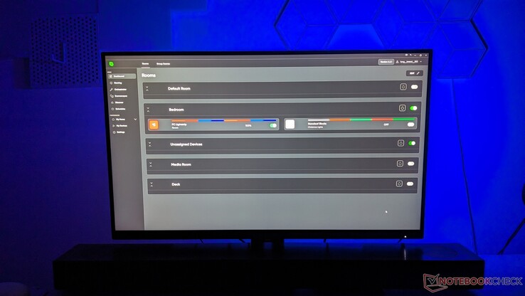 Nanoleaf PC Screen Mirror Lightstrip wydajność niebieskiego światła