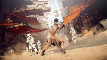 Rey w Star Wars Battlefront 2: Celebration Edition (źródło obrazu: Steam)