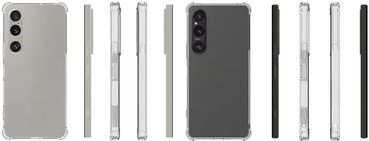 Xperia 1 VII wydaje się mieć grubszą obudowę aparatu niż jej poprzednik, od lewej do prawej. (Źródło zdjęcia: via Sumaho Digest)