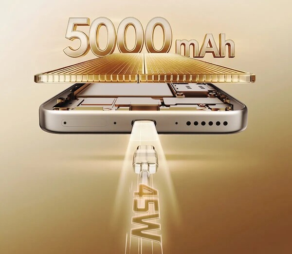 Model TCl P80 posiada baterię o mniejszej pojemności 5 000 mAh z obsługą ładowania o mocy 45 W.
