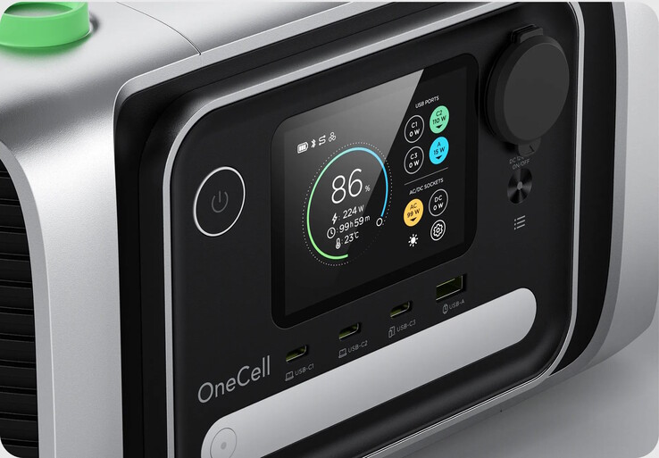 Stacja zasilająca Lenovo ma wyświetlacz i może być podłączona do aplikacji (źródło obrazu: Talix, Lenovo)