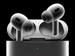 Oficjalny render Apple AirPods Pro 2. (Źródło obrazu: Apple)