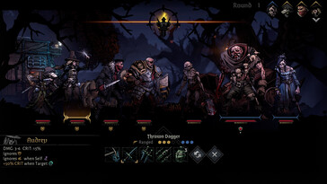 Obrazek przedstawiający bitwę w Darkest Dungeon II