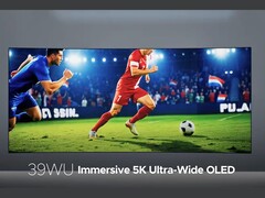 LG Display planuje wypuścić 39-calowy ultraszeroki wariant 5K swojego panelu Tandem WOLED. (Źródło zdjęcia: LG Display)