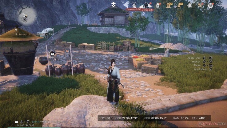 W zrównoważonych ustawieniach Where Winds Meet można grać bardzo płynnie