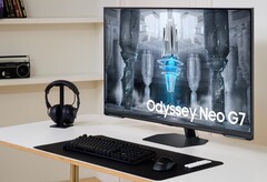 Pierwszy 43-calowy monitor Mini-LED dla graczy. (Źródło obrazu: Samsung)