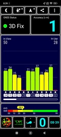 Test GPS na zewnątrz