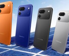 Model Tecno Spark 50 Pro jest dostępny w kolorach: Dynamic Orange, Midnight Blue, Ink Black, Titanium Grey (od lewej do prawej) oraz Cloud White (nie pokazano).