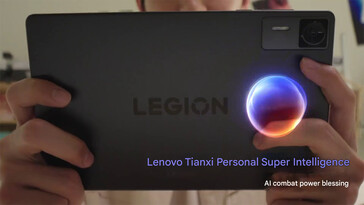 Tył nowego tabletu do gier (źródło obrazu: Lenovo - tłumaczenie maszynowe)