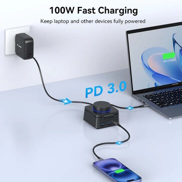 Obsługiwany jest standard USB PD