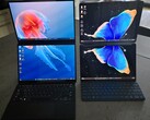 Czy Zenbook DUO i Yoga Book 9i mogą zapoczątkować falę urządzeń z dwoma ekranami? (Zdjęcie: Notebookcheck)