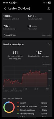 Honor Zdrowie: Nagrywanie treningu