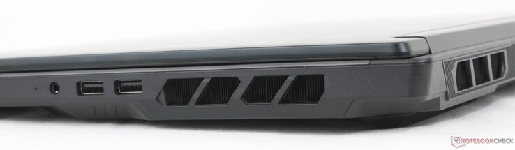 Po prawej: zestaw słuchawkowy 3,5 mm, 2x USB-A 3.2 Gen. 2