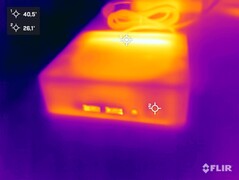 Intel NUC 13 Pro Kit vs. stress test (przód)