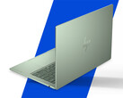 OmniBook 5 można wyposażyć w maksymalnie 16 GB pamięci RAM i procesor Core 7 350. Na zdjęciu: zmodyfikowane zdjęcie promocyjne przedstawiające tył laptopa.