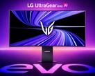 LG 45GX950B-B jest wyposażony w 45-calowy wyświetlacz OLED 5K2K MLA.