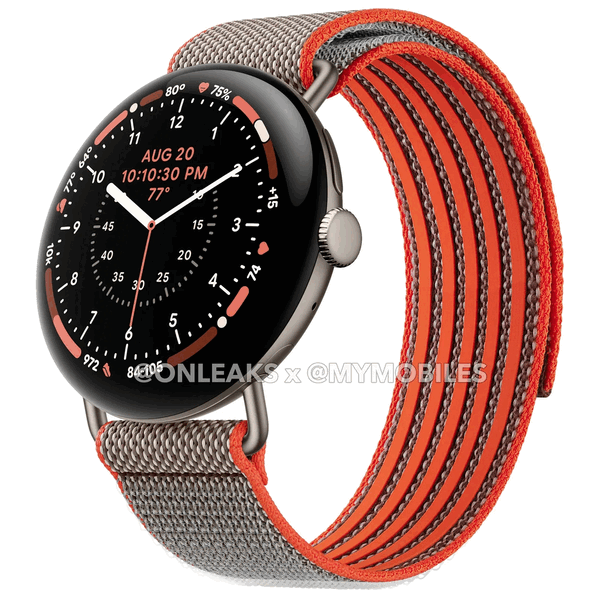 Model Pixel Watch 5 Stephen Curry Edition posiada pasek podobny do tego, który jest dostarczany wraz z modelem Fitbit Air Stephen Curry Edition.