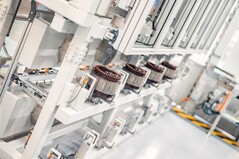 Obecnie na całym świecie co minutę z linii produkcyjnej schodzi około siedmiu silników elektrycznych Bosch.