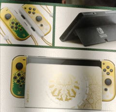 W sieci pojawiły się zdjęcia Nintendo Switch OLED Legend of Zelda: Tears of the Kingdom Edition (image via Reddit)