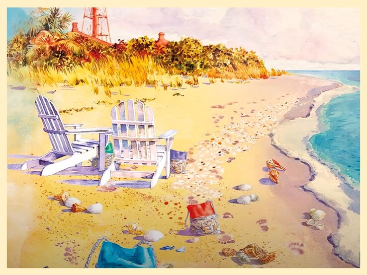 Ilustracja Dahl Taylor dla Sanibel (źródło: Avalon Hill)