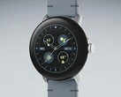 Pixel Watch 2 z nowym skórzanym paskiem Moondust Crafted. (Źródło zdjęcia: Google)