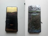 Przednie i tylne zdjęcia eksplodowanego Redmi Note 13 Pro (źródło obrazu: Sri Varshan; edytowane)