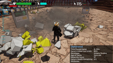 Na zdjęciu: Zrzut ekranu z gry Game Quest: The Backlog Battler.
