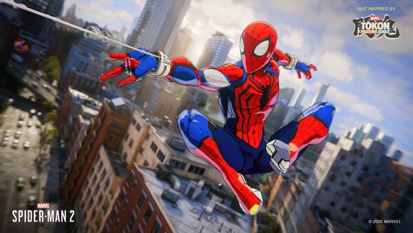 Kombinezon Spider-Mana z gry „Marvel Tokon: Fighting Souls”.