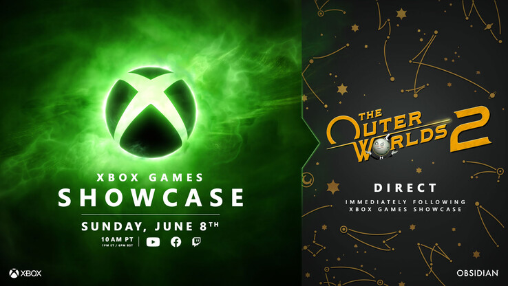 Data i godzina Xbox Games Showcase 2025 oraz The Outer Worlds 2 Direct. (Źródło obrazu: Xbox/Microsoft)