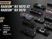 Karta graficzna AMD Radeon RX 9070 XT została poddana testom porównawczym w Internecie (źródło obrazu: AMD)