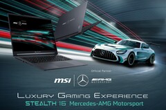 Stealth 16 z motywem AMG. (Źródło: MSI)