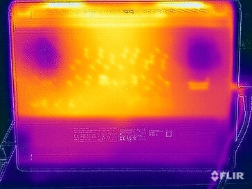 Badanie naprężenia temperaturowego powierzchni (dół)