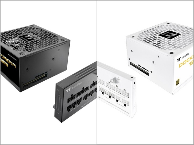 Zasilacz Thermaltake Dockpower FI w kolorach czarnym i Snow.