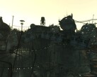 Zremasterowana wizualizacja mostu Megaton w grze Fallout 3