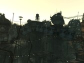 Zremasterowana wizualizacja mostu Megaton w grze Fallout 3