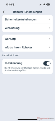 Ustawienia robota