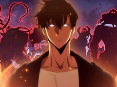 Niestandardowe zdjęcie przedstawiające Sung Jin-Woo przed monarchami. (Źródło zdjęcia: Ana Nieves)