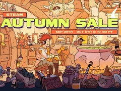Oficjalna grafika jesiennej wyprzedaży Steam 2025. (Źródło obrazu: Valve)  