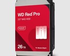 Dysk twardy Red Pro NAS o pojemności 26 TB to jeden z dostępnych obecnie dysków CMR o największej pojemności. (Źródło zdjęcia: Western Digital)