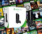 Konsola Xbox 360 z grami w stylu retro