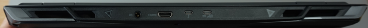 Tylne porty: Zasilanie, HDMI, Thunderbolt 4, USB-C (10 Gbit/s, PD, DP)