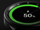 Zegarek Galaxy na ładowarce. (Źródło: Samsung)