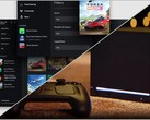 Aplikacja Xbox na Windows (u góry) i Steam Machine (u dołu).
