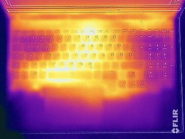 Test naprężeń w temperaturach powierzchniowych (góra)