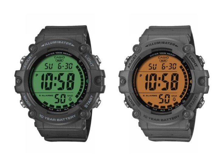 Zegarki Casio AE-1500WHC-1AV (po lewej) i AE-1500WHC-8AV (po prawej). (Źródło zdjęcia: Casio)