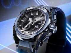 Zegarki Casio z serii MTG-B4000 mają kompaktową, kanciastą obudowę (56,6 × 45,3 × 14,4 mm). Na zdjęciu - Casio MTG-B4000B-1A2JF. (Źródło zdjęcia: Casio)