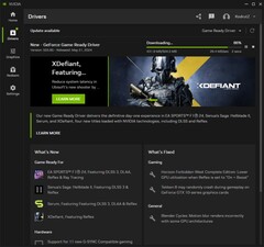 GeForce Sterownik Game Ready Driver 555.85 do pobrania w aplikacji Nvidia (Źródło: własne)